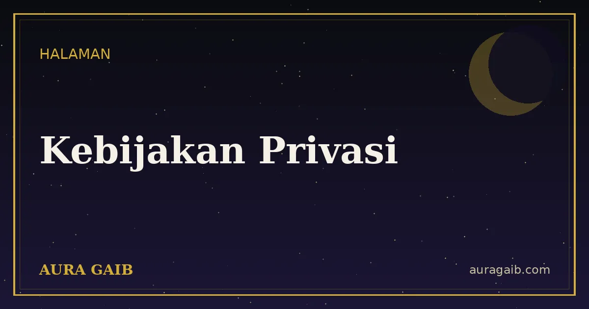 Ilustrasi kebijakan Privasi